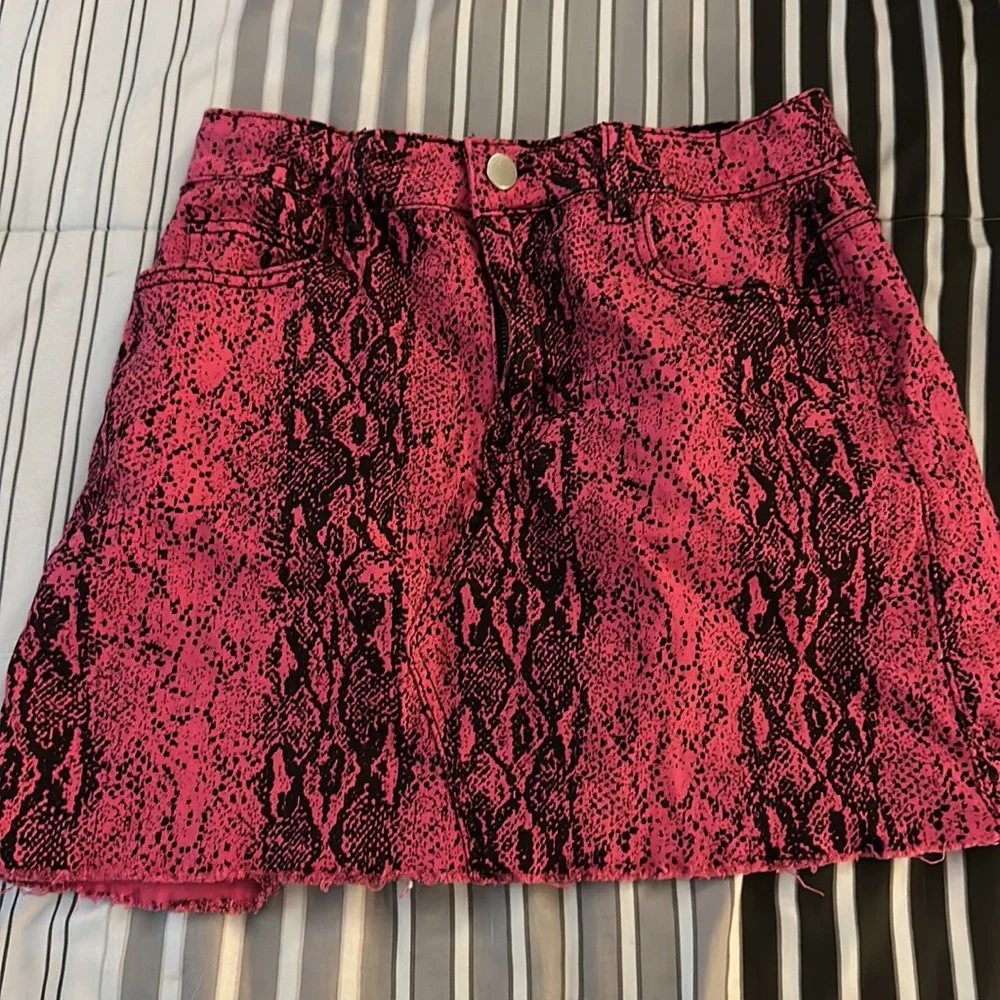 Jean Jacket and Skirt Set